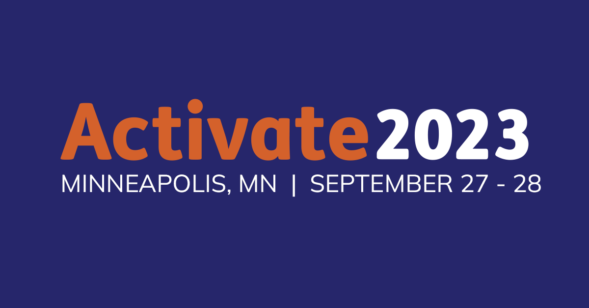 Activate2023: Designing Customer Journeys for Health Equity